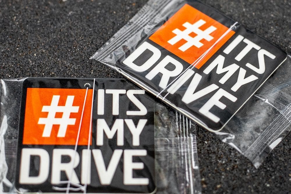 #ITSMYDRIVE air fresheners black set of two